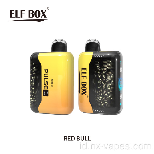 Pulsa kotak elf 25000 puff vape sekali pakai